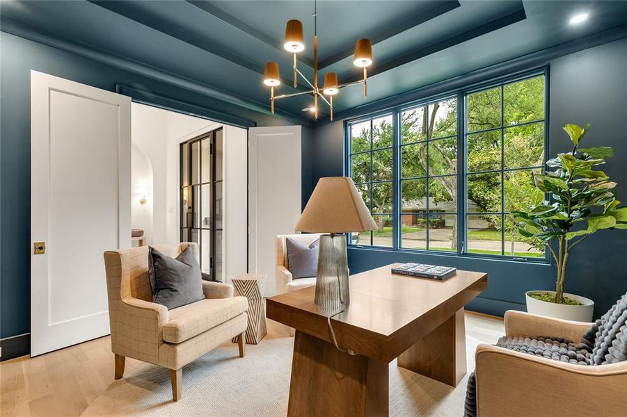 Furnished interior view inside a new home in , Dallas (Image 10).
