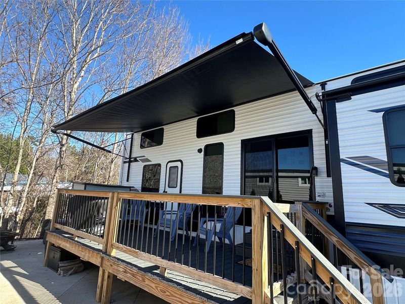 Exterior details and patio area of a home in , New London (Image 26).