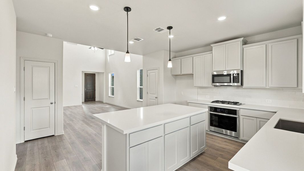 Furnished interior view inside a new home in Westridge Journey, McKinney (Image 19).