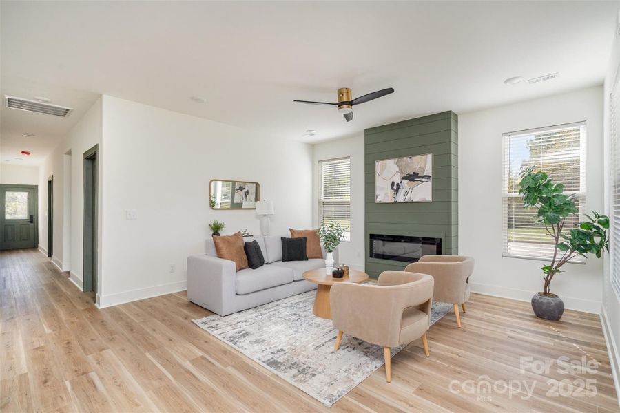 Furnished interior view inside a new home in , Salisbury (Image 8). Furnished interior view inside a new home in , Salisbury (Image 8).