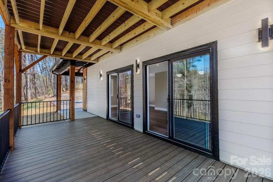 Exterior details and patio area of a home in , Whittier (Image 22).