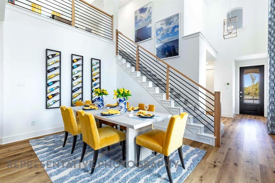 Furnished interior view inside a new home in Bel Air Village: 50ft. lots, Sherman (Image 12).