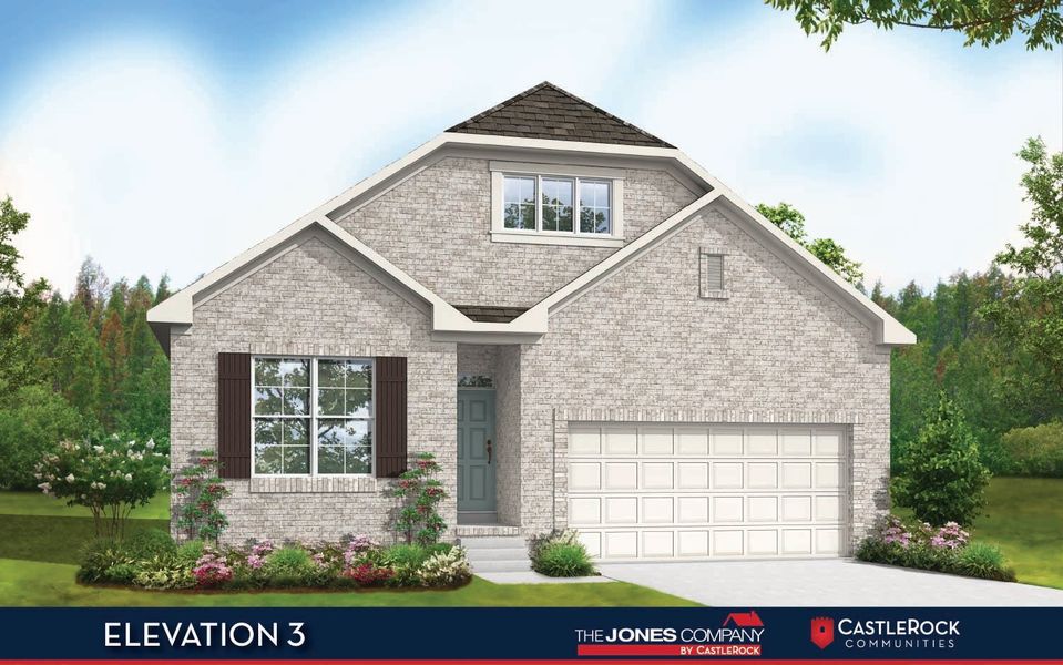 Representative exterior photo of a completed home built from the Albright by CastleRock Communities in McCain's Station, Gallatin, TN (Image 17).