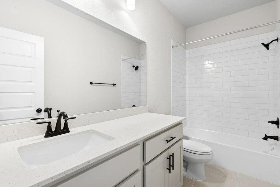 Furnished interior view inside a new home in Blackhawk, Pflugerville (Image 11).