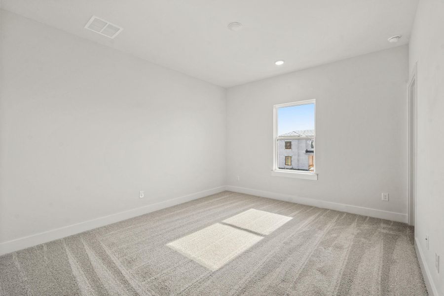 Spacious, unfurnished interior of a new home in Bridgeland, Cypress (Image 40). Spacious, unfurnished interior of a new home in Bridgeland, Cypress (Image 40).
