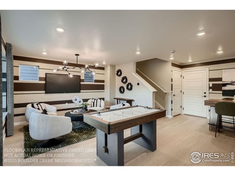 Furnished interior view inside a new home in Baseline, Broomfield (Image 6). Furnished interior view inside a new home in Baseline, Broomfield (Image 6).