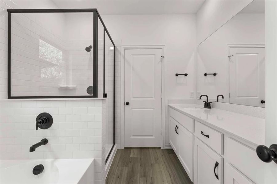 Furnished interior view inside a new home in Devonshire 40s, Forney (Image 6). Furnished interior view inside a new home in Devonshire 40s, Forney (Image 6).