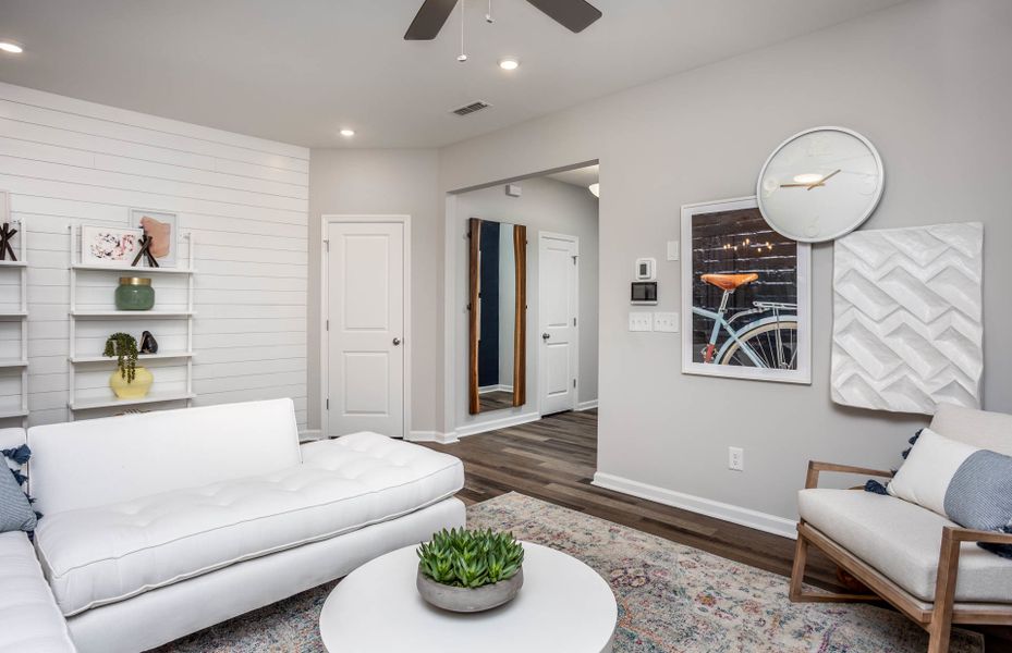 Representative furnished interior of a home built from the Hemingway by Pulte Homes in Adam's Preserve, Fairview (Image 25).