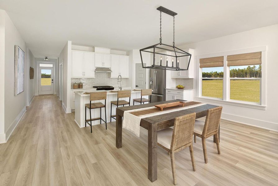 Furnished interior view inside a new home in Watson Hill, Summerville (Image 4). Furnished interior view inside a new home in Watson Hill, Summerville (Image 4).