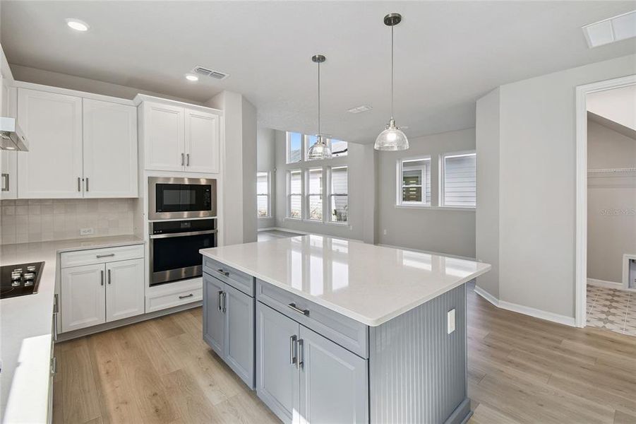 Furnished interior view inside a new home in Weslyn Park in Sunbridge 34', St. Cloud (Image 18).
