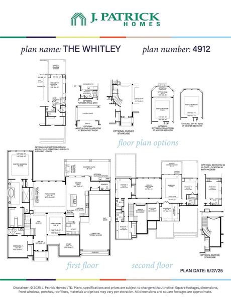 2D floor plan layout of this home in Briarley, Montgomery, TX (Image 2).