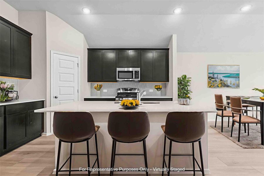 Furnished interior view inside a new home in Marble Creek Crossing, Austin (Image 7).