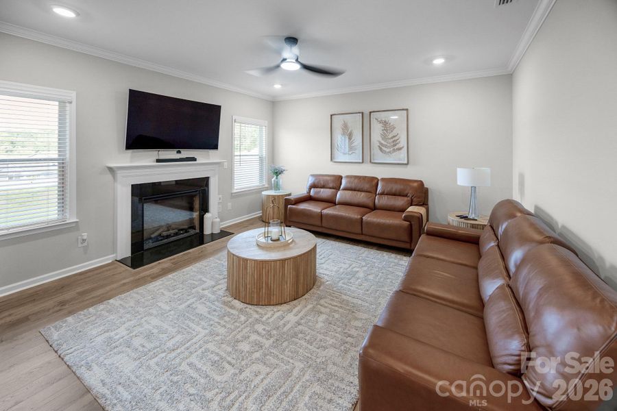Furnished interior view inside a new home in , Mount Holly (Image 39).