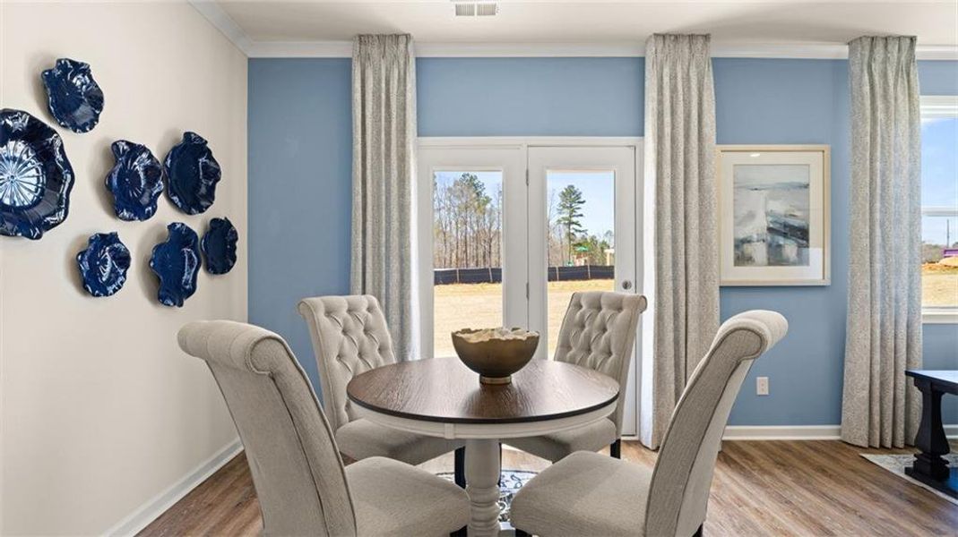 Furnished interior view inside a new home in Kingston Ranch at Lake Oconee, Buckhead (Image 41).