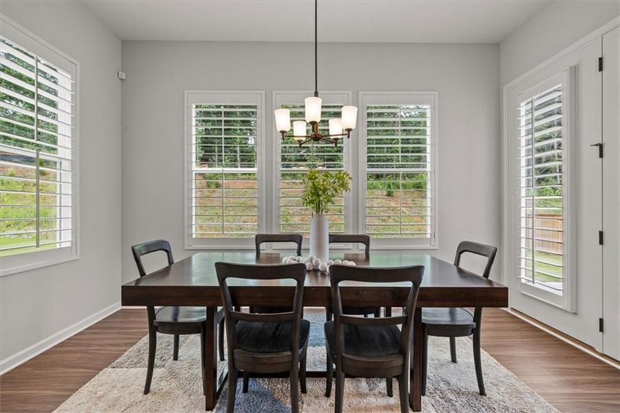 Furnished interior view inside a new home in , Acworth (Image 38).