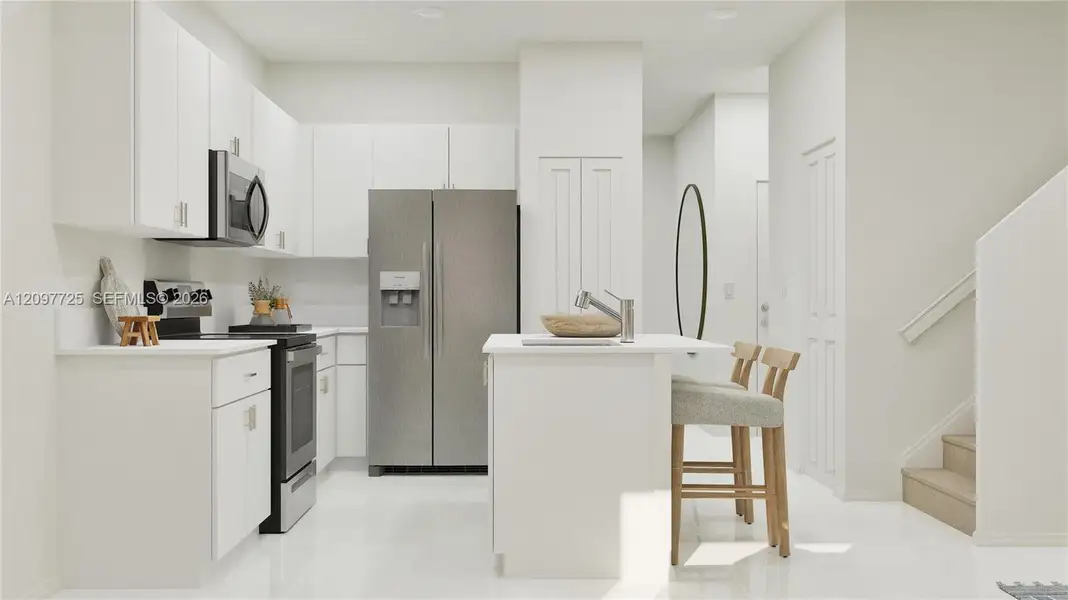 Furnished interior view inside a new home in Sunscapes, Florida City (Image 4).