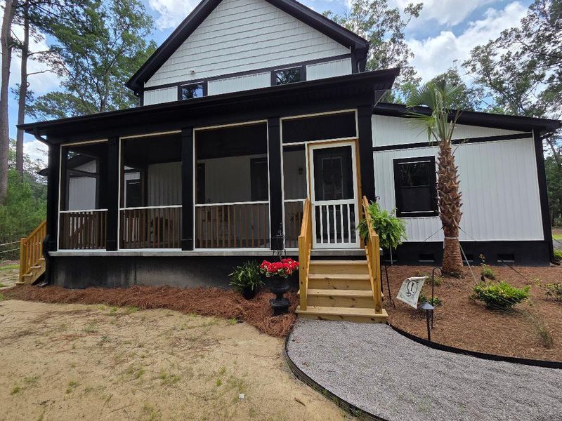 Exterior details and patio area of a home in , Meggett (Image 4). Exterior details and patio area of a home in , Meggett (Image 4).
