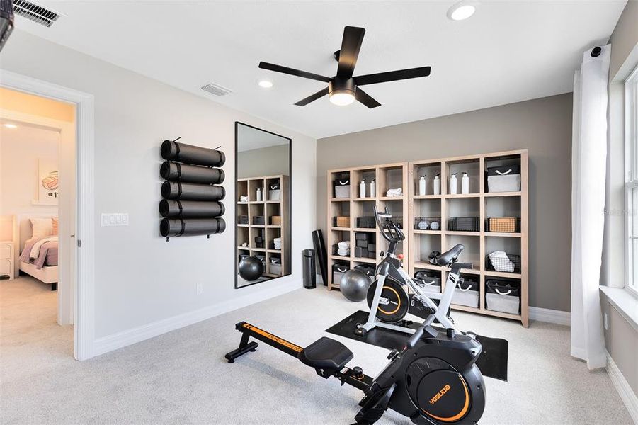 Furnished interior view inside a new home in The Landings at Live Oak Lake, St. Cloud (Image 6).