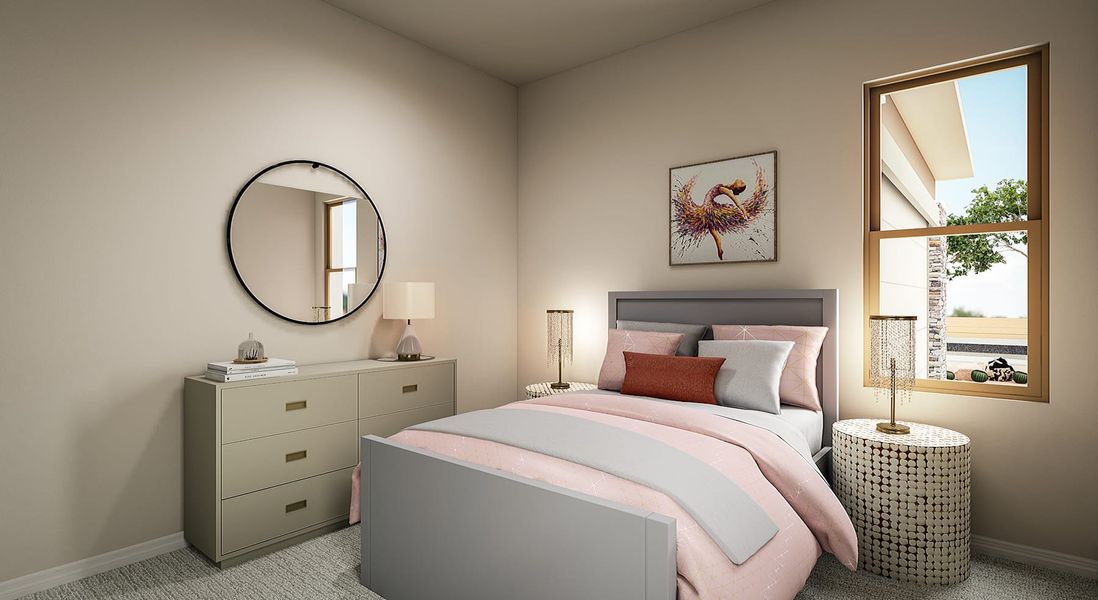 Representative furnished interior of a home built from the Pecan Plan 58-6 by Tri Pointe Homes in Whispering Hills, Laveen (Image 17). Representative furnished interior of a home built from the Pecan Plan 58-6 by Tri Pointe Homes in Whispering Hills, Laveen (Image 17).