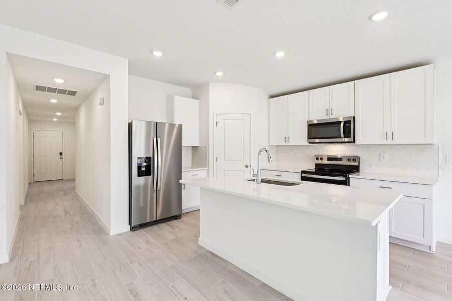 Furnished interior view inside a new home in Kings Preserve, Jacksonville (Image 9).