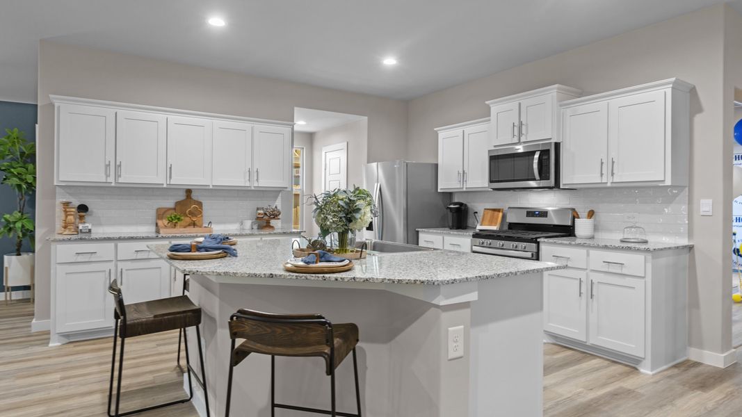 Furnished interior view inside a new home in Homestead at Parks Bell Ranch, Odessa (Image 5).