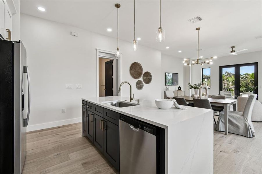 Furnished interior view inside a new home in , St. Petersburg (Image 6).