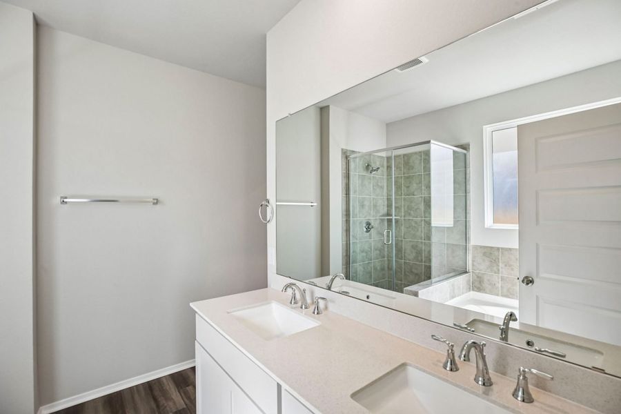 Furnished interior view inside a new home in Mustang Meadows, Waller (Image 10).