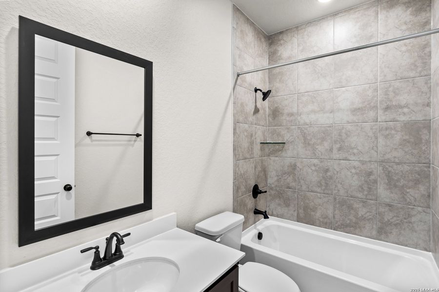 Furnished interior view inside a new home in Stillwater Ranch, San Antonio (Image 6).