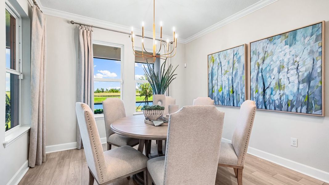 Representative furnished interior of a home built from the Tortola by Taylor Morrison in Firethorn, Parrish (Image 14).