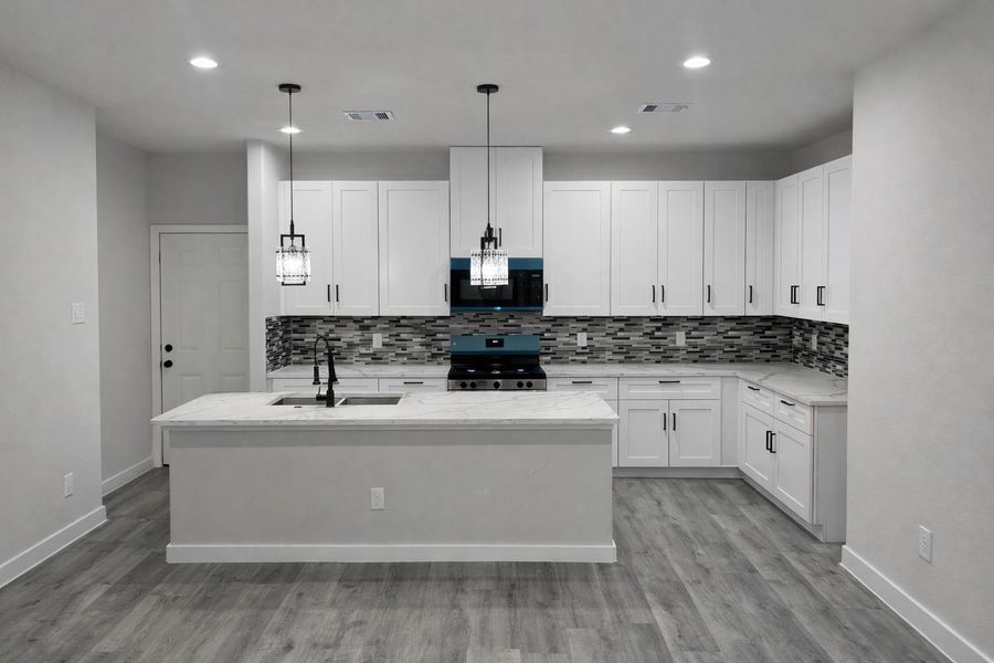 Furnished interior view inside a new home in , Houston (Image 8).