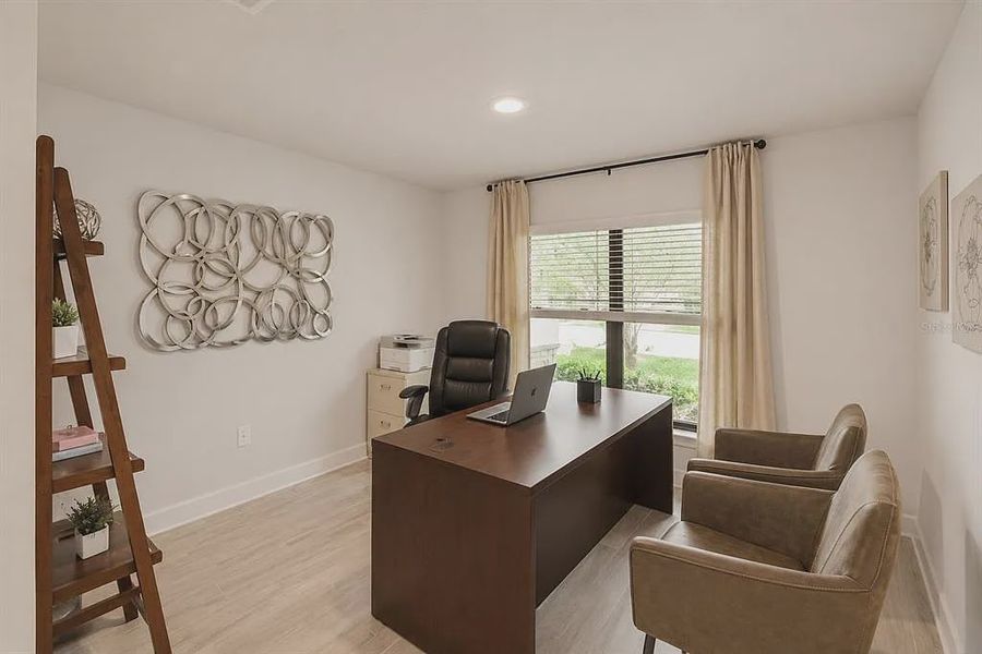 Furnished interior view inside a new home in Lake Juliana Estates, Auburndale (Image 20).