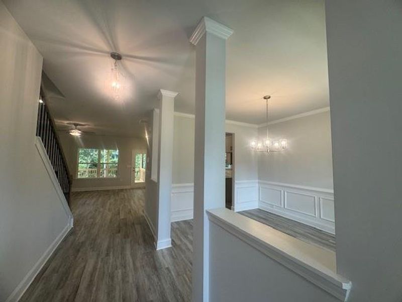 Spacious, unfurnished interior of a new home in Eagle Heights, Maysville (Image 7). Spacious, unfurnished interior of a new home in Eagle Heights, Maysville (Image 7).