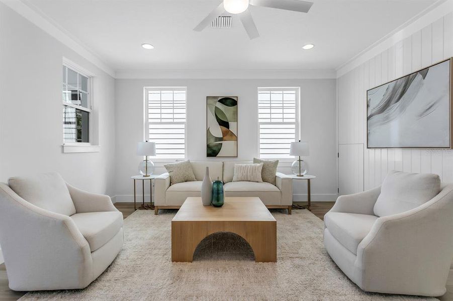 Furnished interior view inside a new home in , Tampa (Image 18).