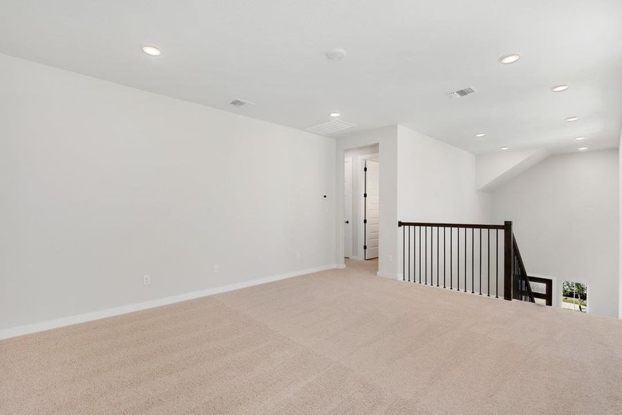 Spacious, unfurnished interior of a new home in Terrace Collection at Lariat, Liberty Hill (Image 31). Spacious, unfurnished interior of a new home in Terrace Collection at Lariat, Liberty Hill (Image 31).