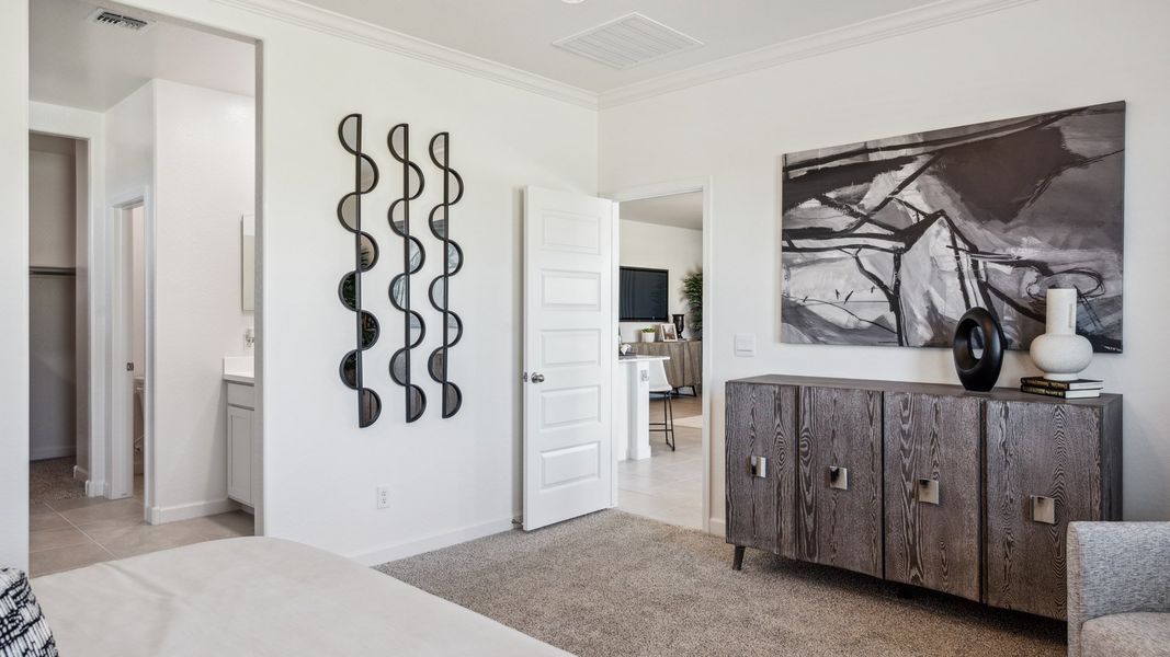 Furnished interior view inside a new home in Desert Moon Estates, Buckeye (Image 14).