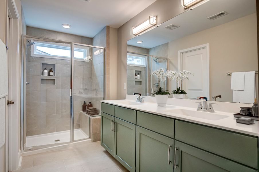 Representative furnished interior of a home built from the Clark by McKee Homes in Legacy Lakes, Aberdeen (Image 25).