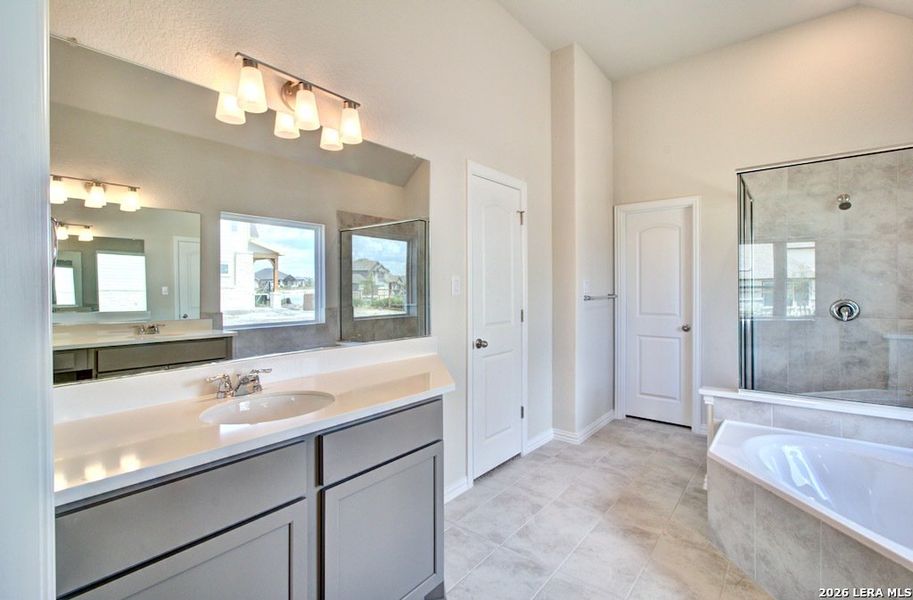 Furnished interior view inside a new home in The Crossvine, Schertz (Image 11).