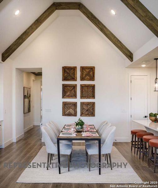 Furnished interior view inside a new home in , Castroville (Image 37).