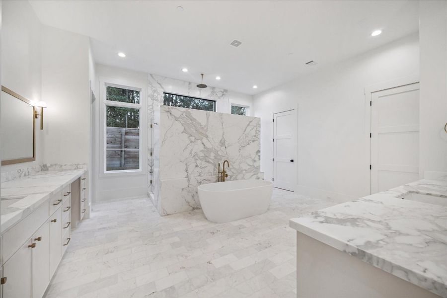 Furnished interior view inside a new home in , Hunters Creek Village (Image 9). Furnished interior view inside a new home in , Hunters Creek Village (Image 9).