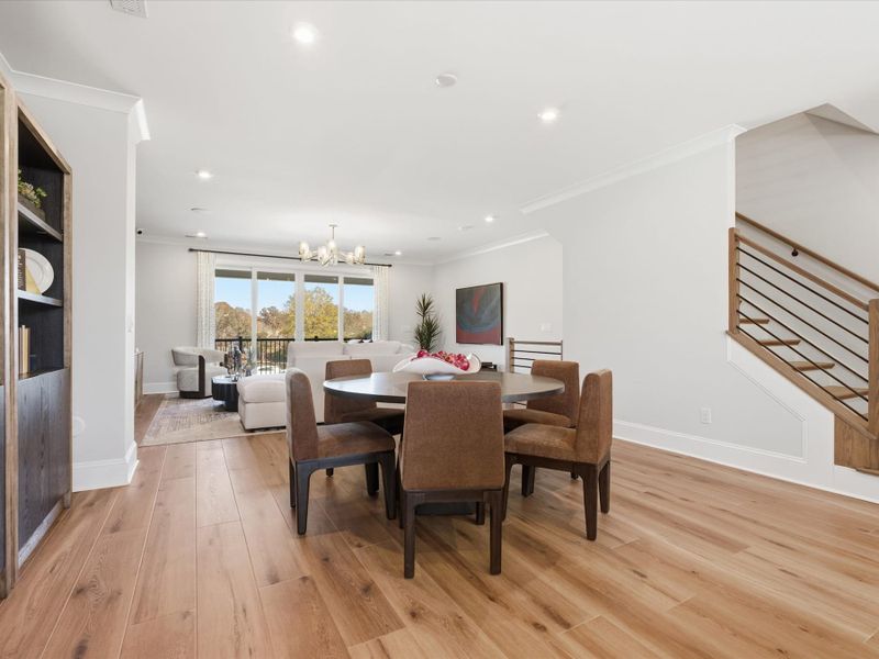 Representative furnished interior of a home built from the Bloom by Tri Pointe Homes in Ross Farms, Charlotte (Image 28).
