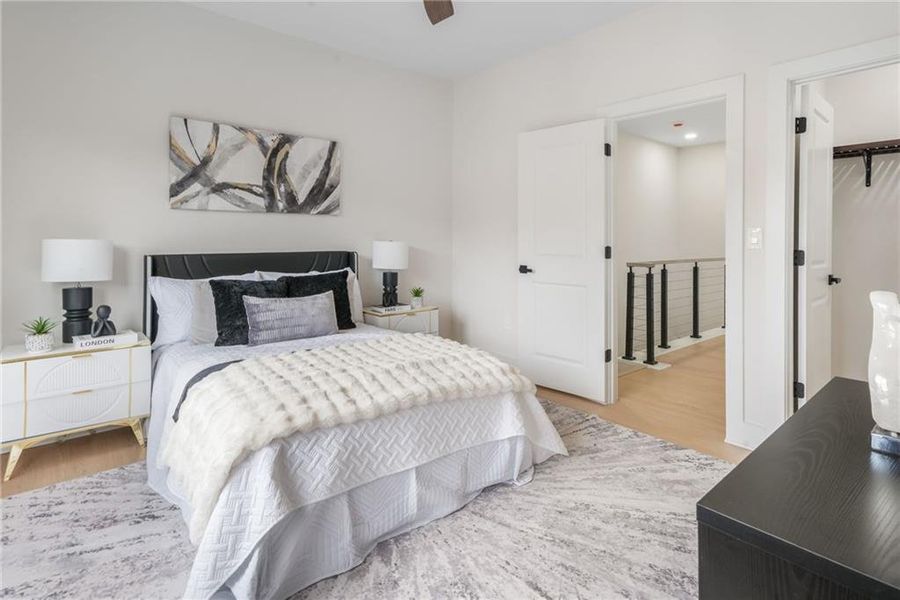 Furnished interior view inside a new home in , Decatur (Image 43).