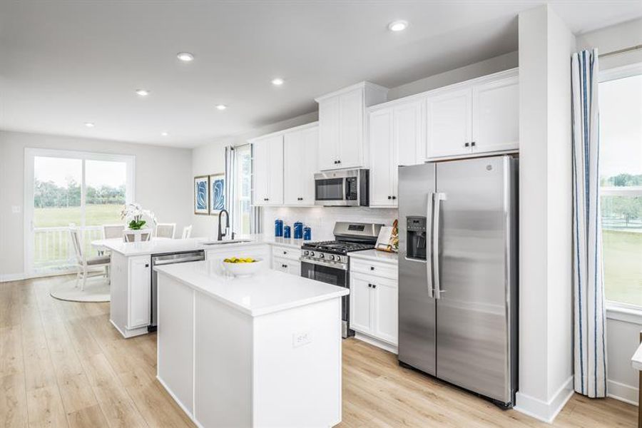 Representative furnished interior of a home built from the Traditional Clarendon by Ryan Homes in Northerly, Charlotte (Image 6).