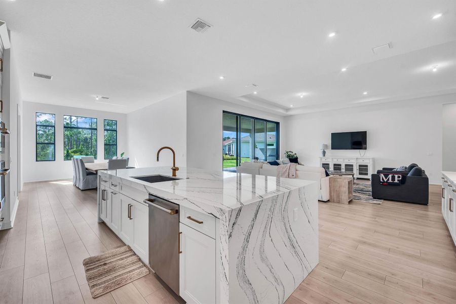 Furnished interior view inside a new home in , Palm City (Image 3). Furnished interior view inside a new home in , Palm City (Image 3).