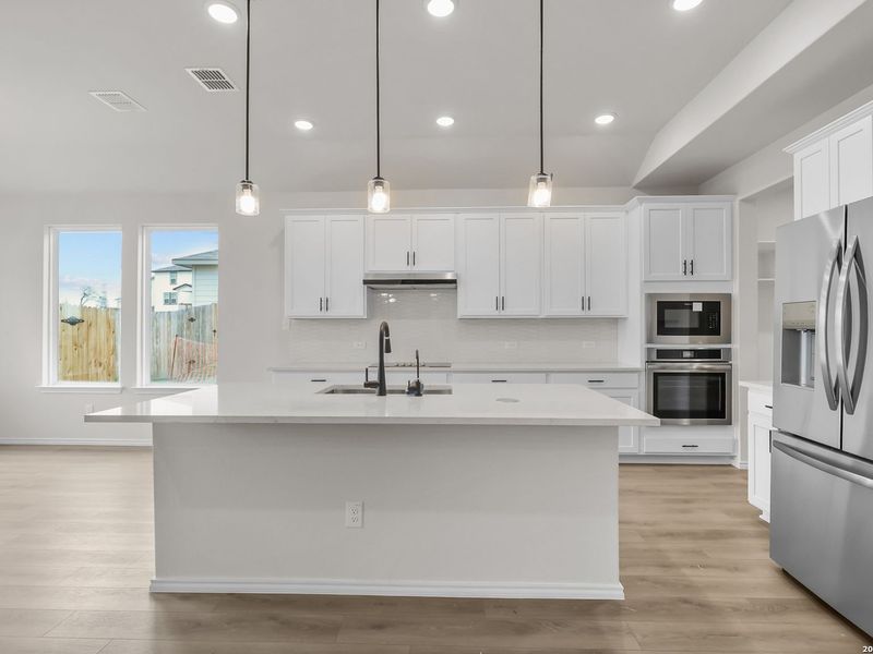 Furnished interior view inside a new home in Royal Crest, San Antonio (Image 8). Furnished interior view inside a new home in Royal Crest, San Antonio (Image 8).