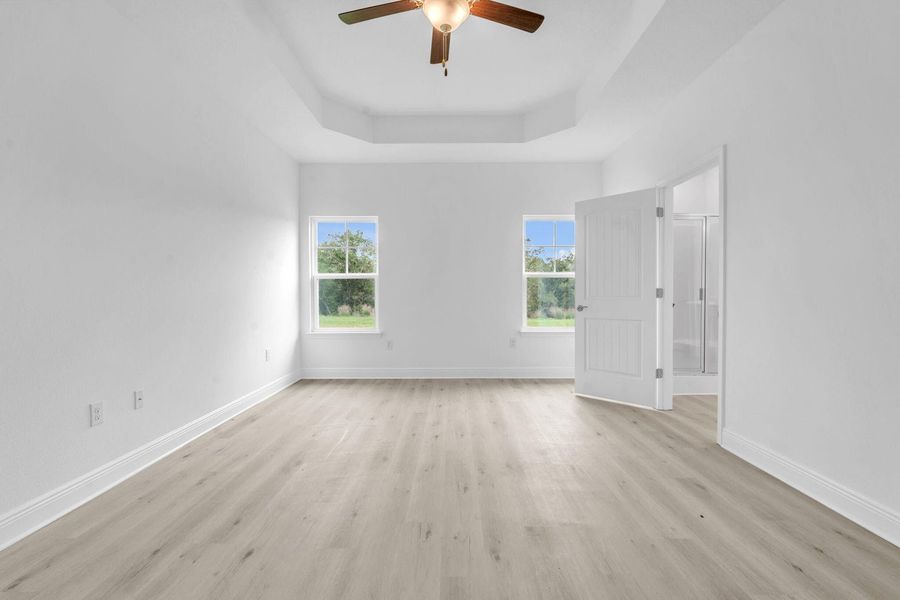 Representative unfurnished interior of a home built from the 2525 by Adams Homes in Parkland Place, Pace (Image 14).