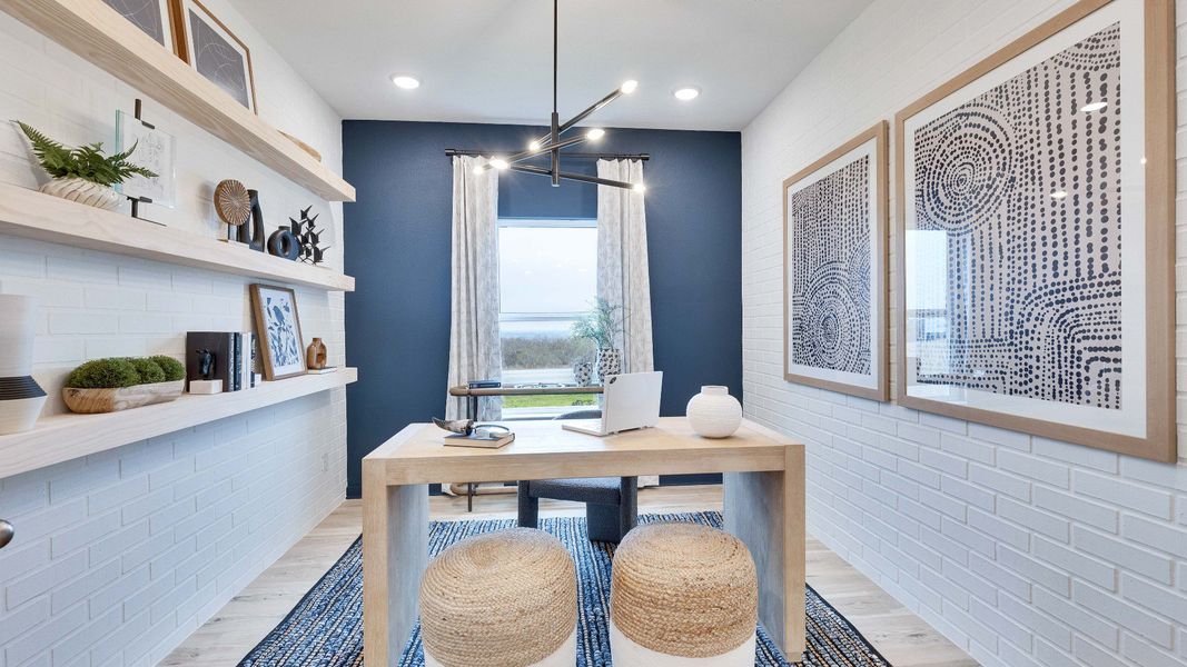 Representative furnished interior of a home built from the Meyerson by DRB Homes in Spring Creek, Taylor (Image 31).