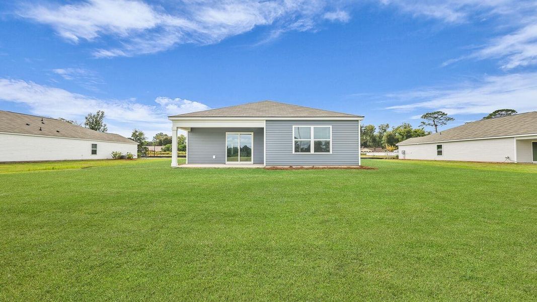 Exterior details and patio area of a home in Huggins Hill, Manning (Image 17).