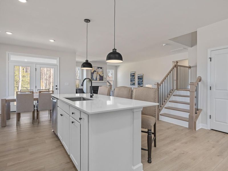 Furnished interior view inside a new home in Woodland Crossing, Zebulon (Image 9).
