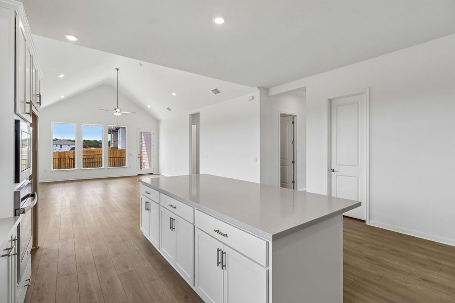 Furnished interior view inside a new home in Silverleaf, Cedar Creek (Image 9).