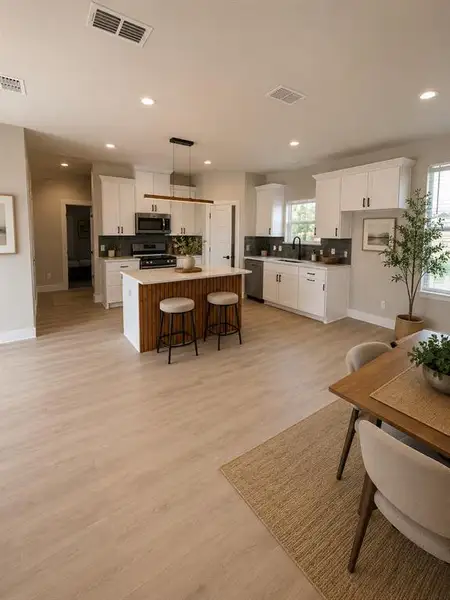 Furnished interior view inside a new home in , Bridgeport (Image 4).